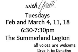 Tuesday Song Catching in Summerland