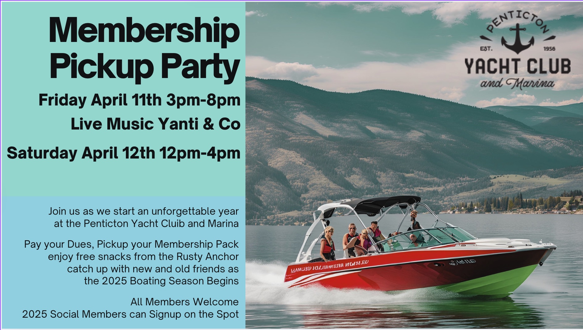 Yanti & Co. At The Penticton Yacht Club