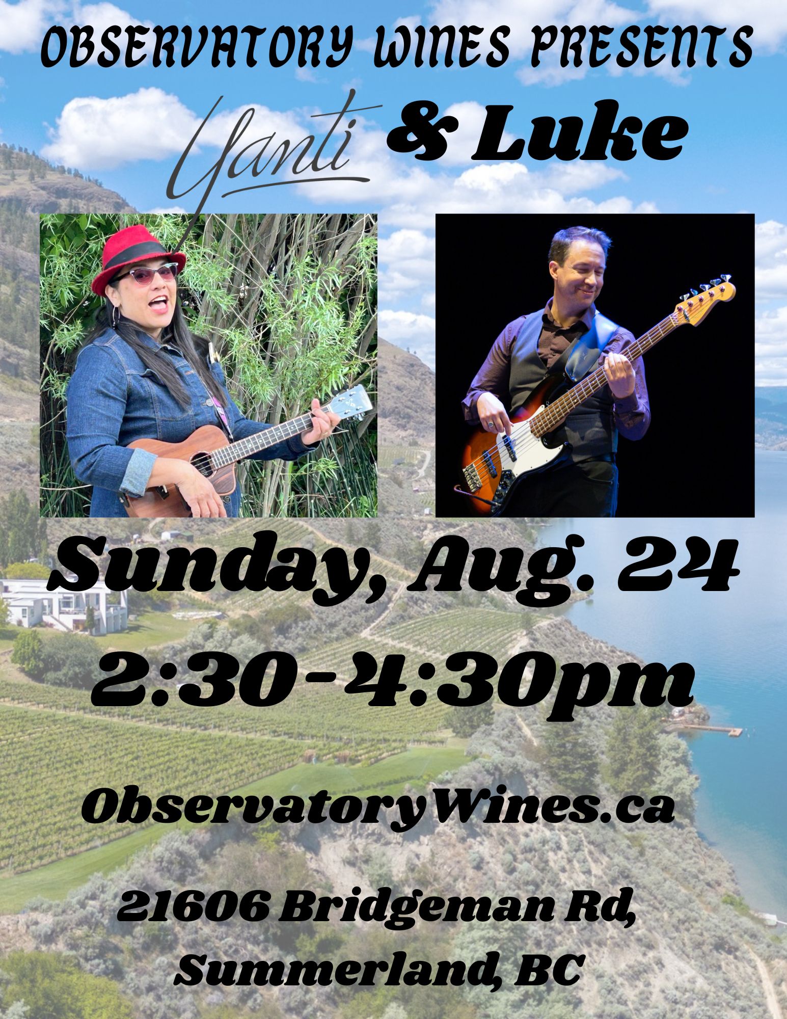 Yanti & Luke at Observatory Wines