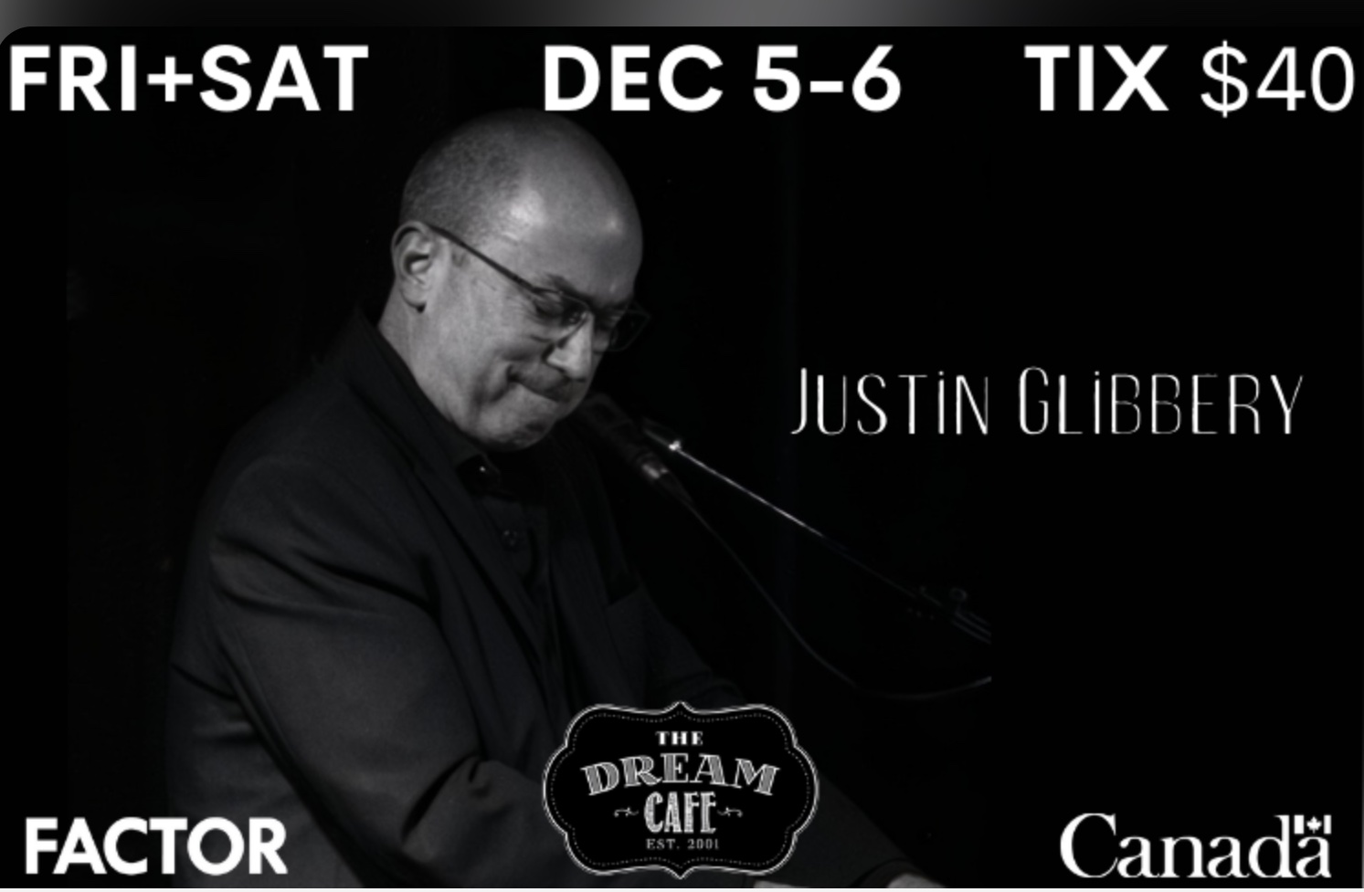 Justin Glibbery Quintet at The Dream Cafe