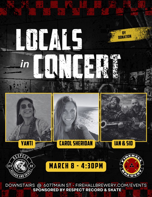 Locals In Concert @ FIrehall Brewery