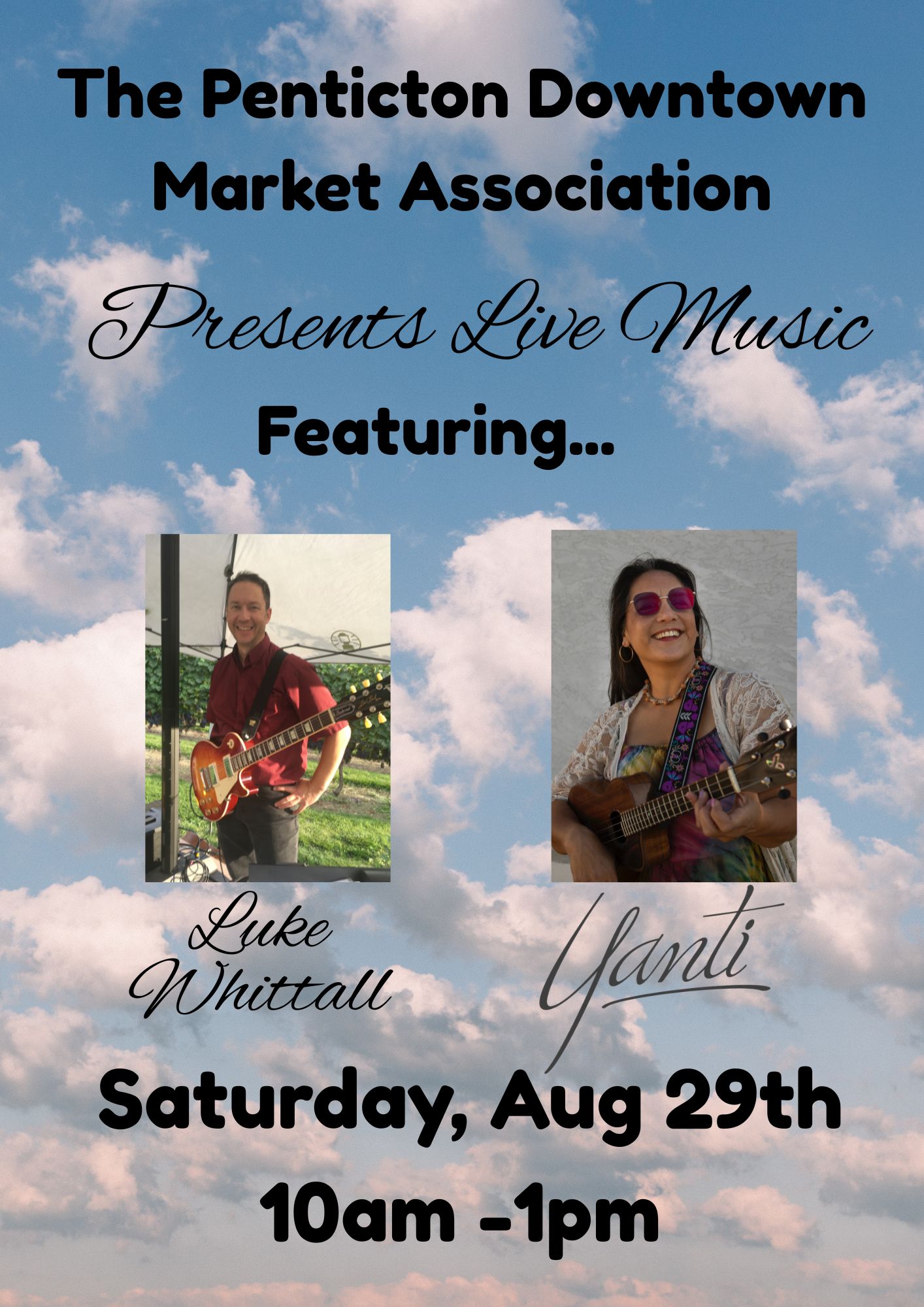 Yanti and Luke at the Penticton Market