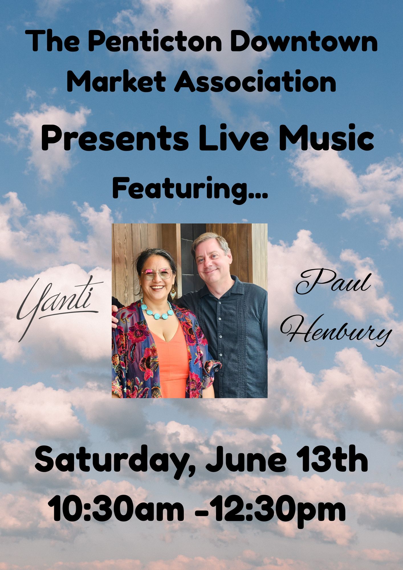 Penticton Market with Paul Henbury and Yanti