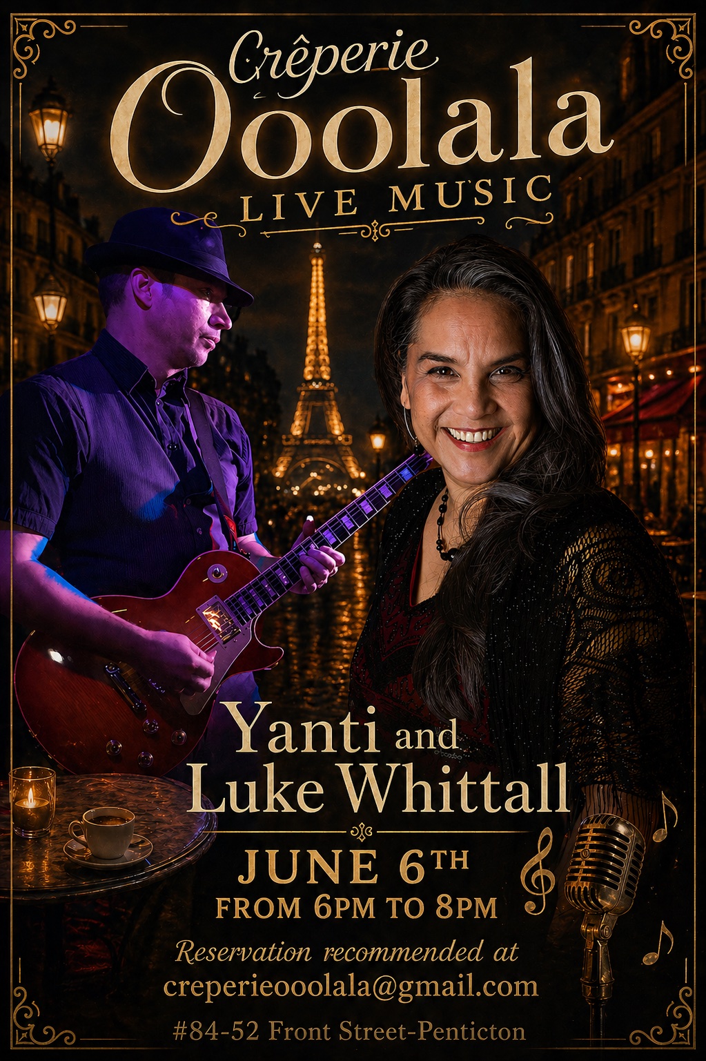 Crêperie Ooolala: Yanti with Luke Whittall