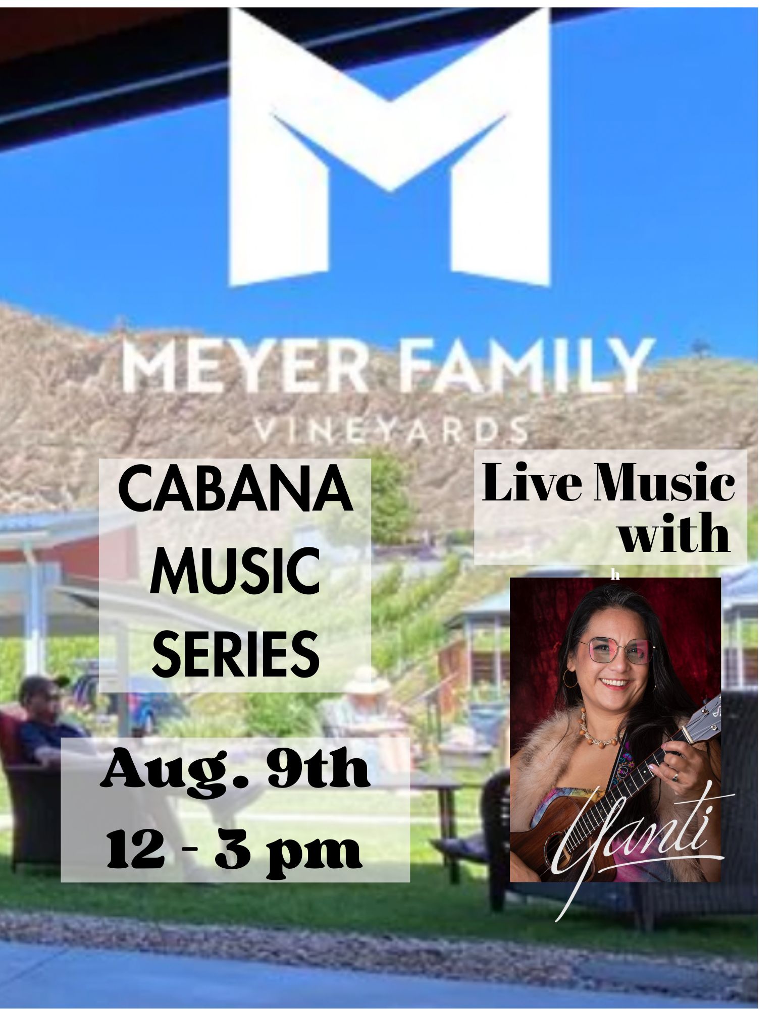 Yanti @ Meyer Family Vineyards Cabana Music Series