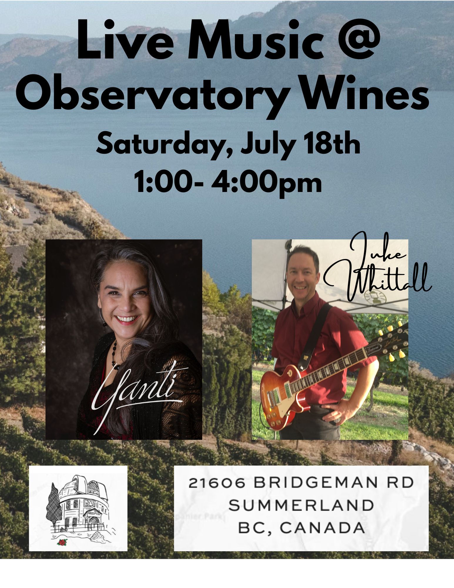 Yanti & Luke at Observatory Wines