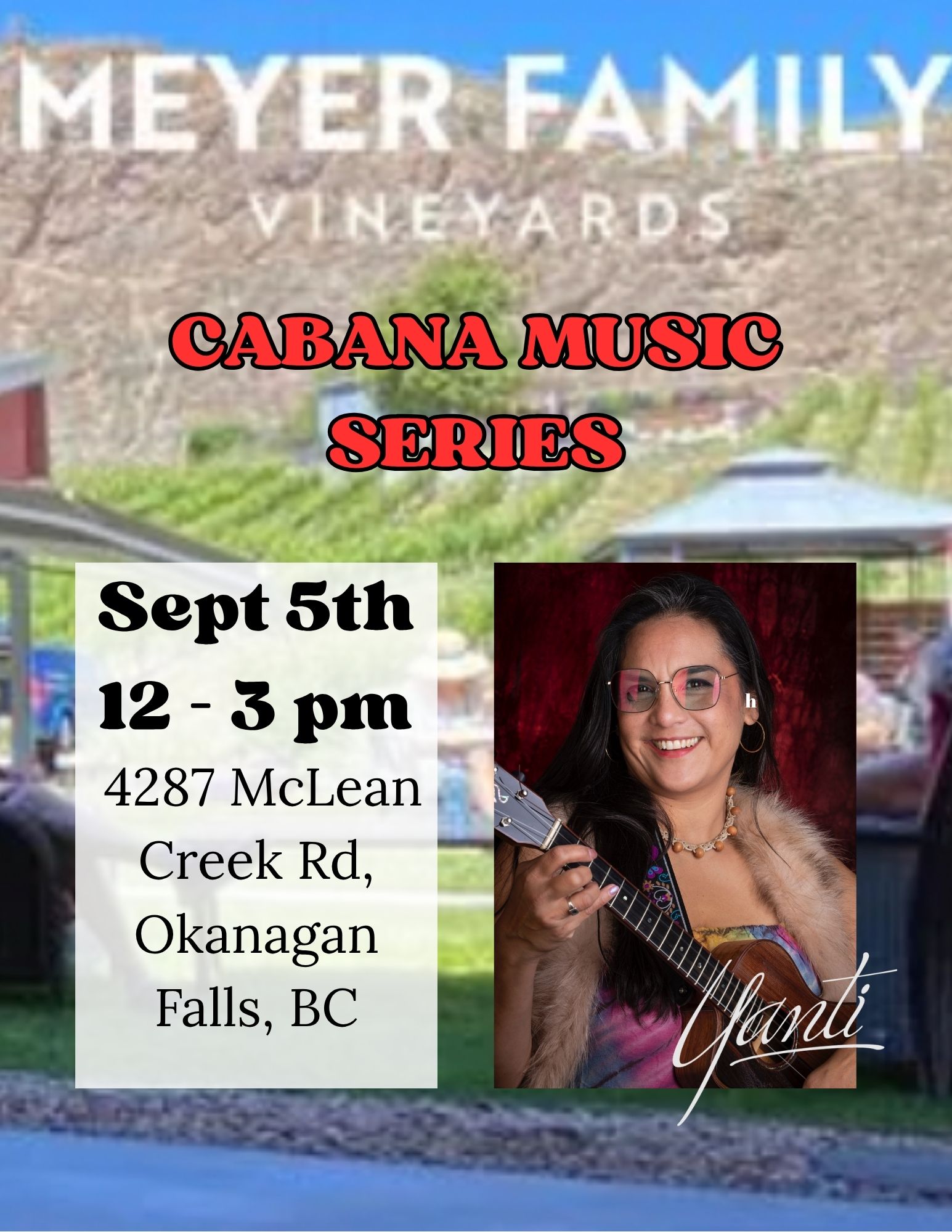 Yanti & SongBird at Meyer Family Vineyards